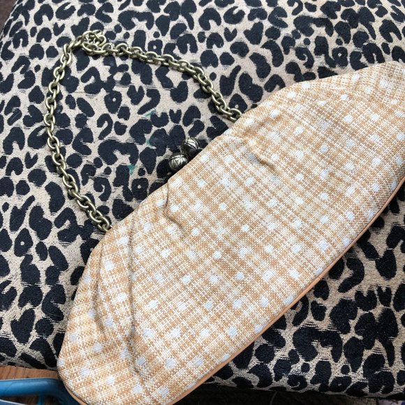 Franchi Collection FALL butter tan woven straw bag Coachella festival w… - Picture 3 of 5